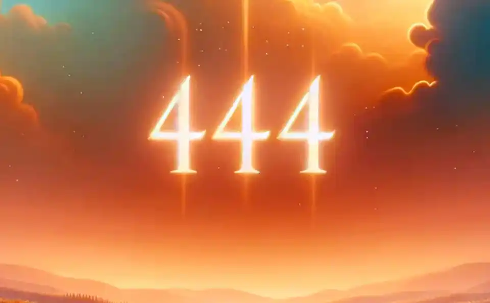 Nummer 444 symbolisiert spirituelle Führung und Ruhe